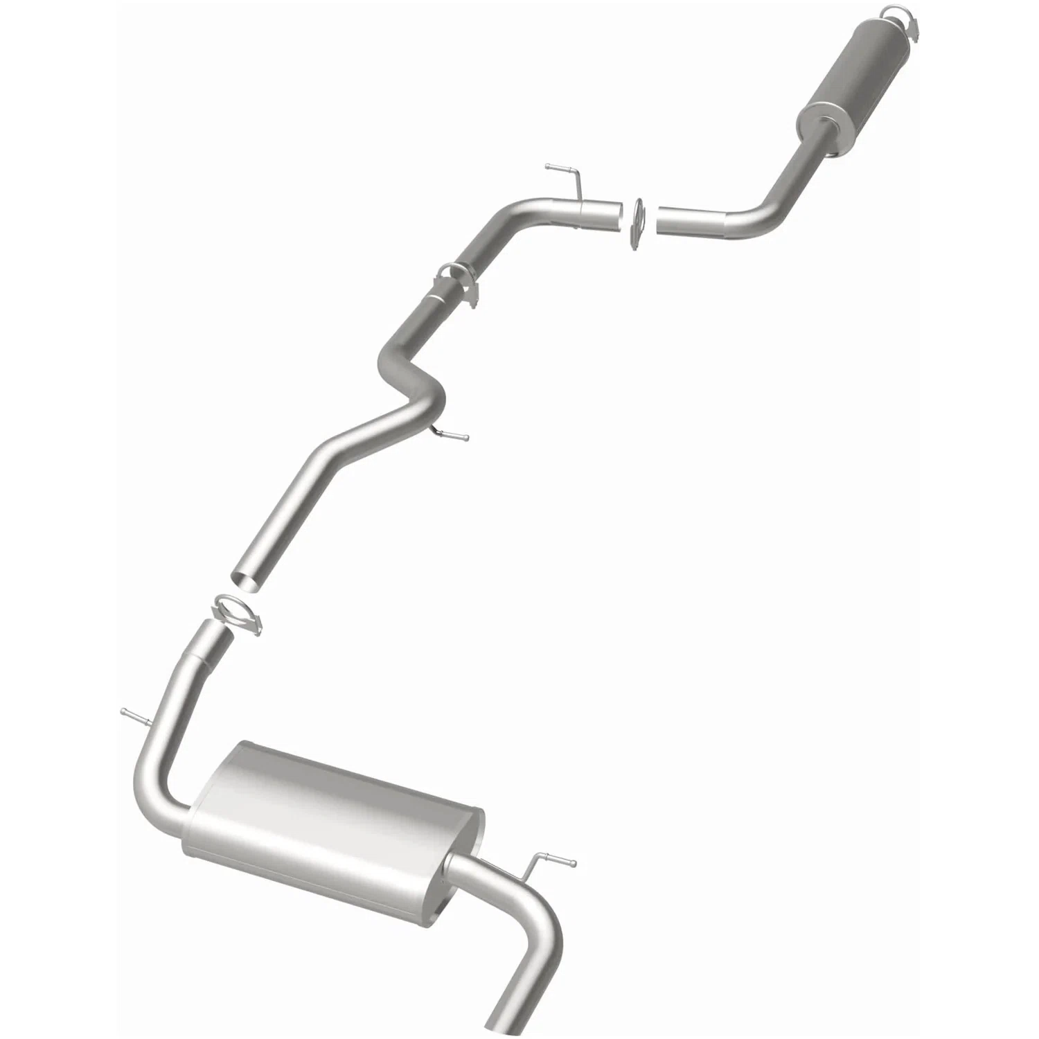 2012-2017 Ford Focus Direct-Fit Replacement Exhaust System 106-0593